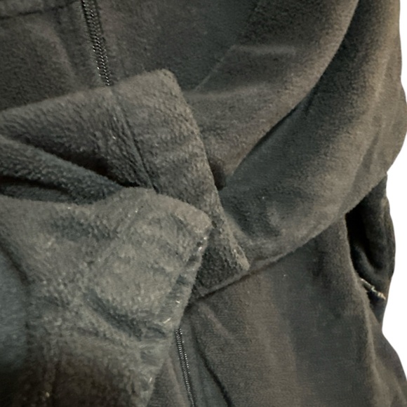 Columbia Black Fleece Zip Up Jacket - Picture 5 of 7